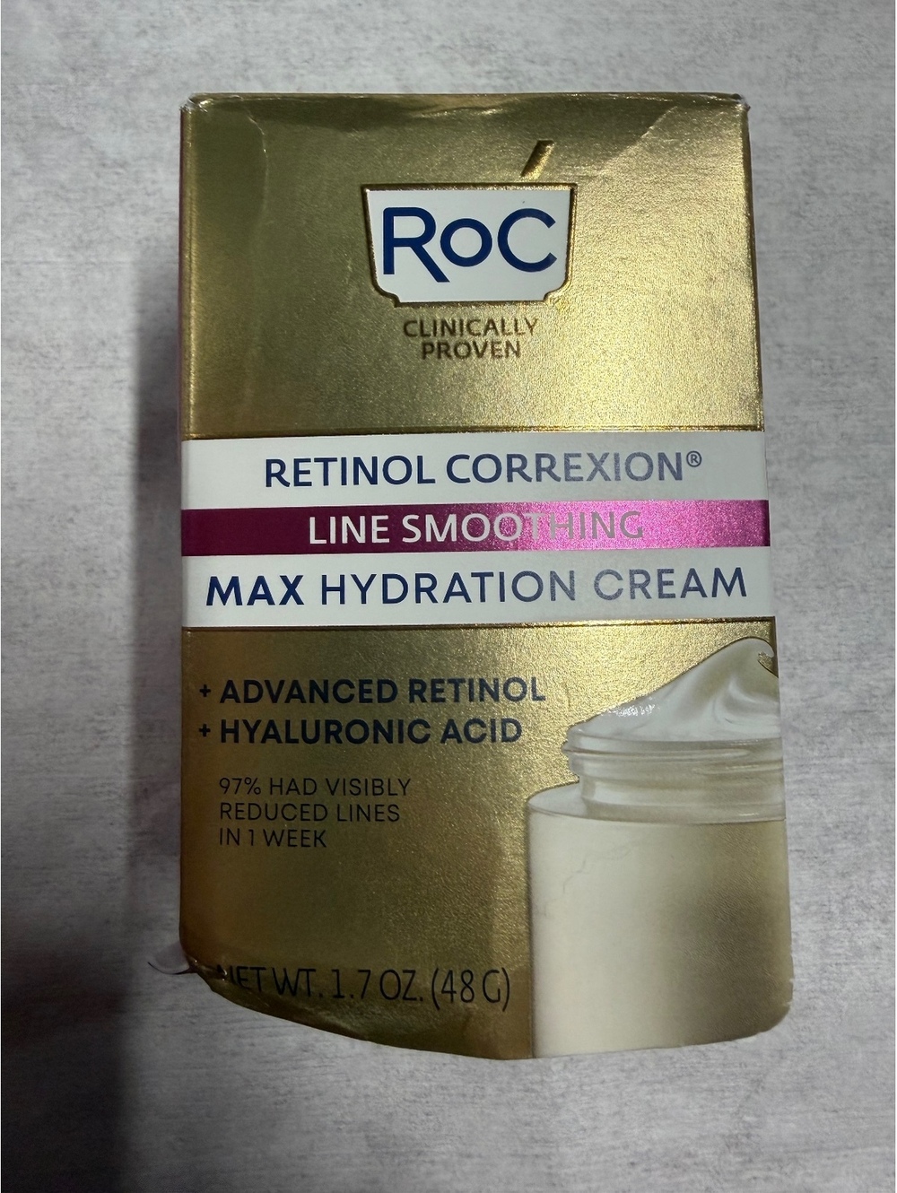 RoC Retinol Correxion Line Smoothing Max Hydration Cream 1.7 oz